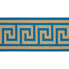 I'd flank a bed with one on each table. 6 Woven Home Decor Greek Key Tape Teal Fabric Com