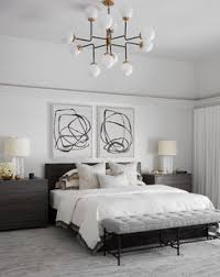 75 gray floor bedroom with white walls