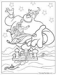 30 aladdin jasmine coloring pages
