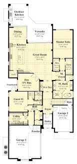 House Plan Of The Week Narrow And