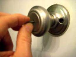 open a bathroom or bedroom privacy lock