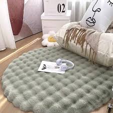 bedroom rug soft fluffy carpet seat pad