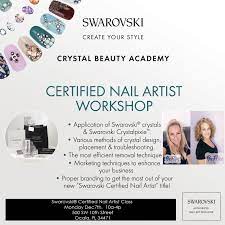swarovski certified nail artist