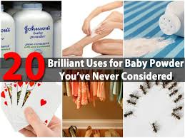 Baby powder is an astringent powder used for preventing diaper rash and for cosmetic uses. 20 Brilliant Uses For Baby Powder You Ve Never Considered Diy Crafts