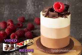 simple triple chocolate mousse cakes