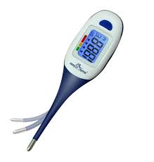 Digital Medical Baby Fever Oral Thermometer Rectal Or Axillary Underarm Body Temperature Measurement With Backlit Lcd Display Waterproof Flexible