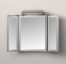 Tri Fold Bathroom Mirror Decor Ideas