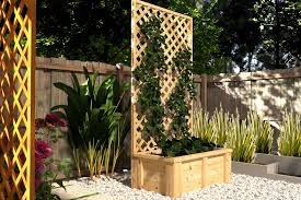 Diy Planter Box With Trellis