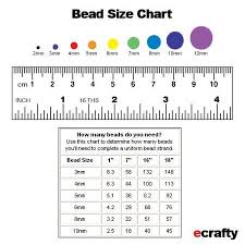 Jewelry Makers Bead Size Chart Charts And