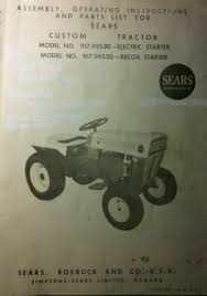 Sears Custom 6 Lawn Garden Tractor