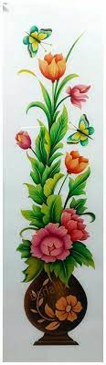 Glass Painting Designs Flower Painting