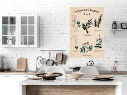 Wall Poster Kitchen Herbs Poster