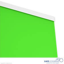 Glassboard Wall Panel Lime Green 100x200 Cm