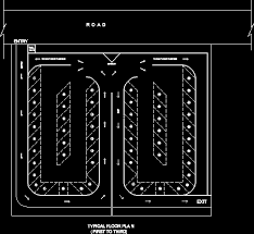 Parking Plan In Autocad Cad Library