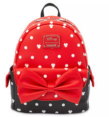 new minnie mouse bow loungefly mini
