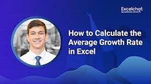 average growth rate in excel