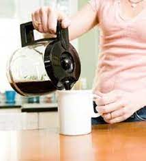 how to clean a burned coffee pot how