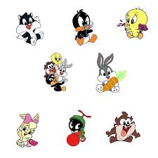 8 Pcs Baby Looney Tunes Balloon Sticker