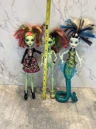 monster high zombie dolls set of 3