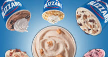 What are the new Blizzard flavors at Dairy Queen?