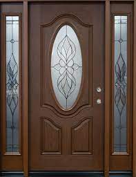 Sidelites Wooden Front Door Design