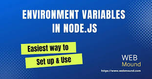 environment variables env in node js