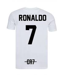 celebrity number t shirt ronaldo cr7