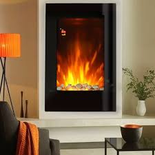 Electric Led Fireplace Space Heater