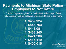 State Police Pay 43 Officers Over 300k Each To Not Retire