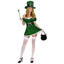 Details About Leprechaun Costume Sexy Irish Girl Adult St Patricks Day Fancy Dress