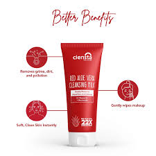 clensta red aloe cleansing milk with