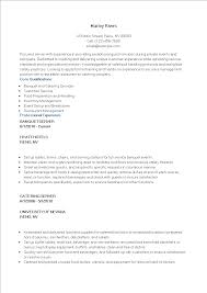 Catering is a popular service. Server Catering Resume Example Templates At Allbusinesstemplates Com