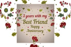 3rd wedding anniversary gift graphic by
