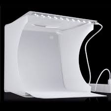 Mini Portable Folding Lightbox Photography Studio Soft Box Led Light Photo Box For Iphone Dslr Camera Photo Background White 0 5w Free Shipping Dealextreme