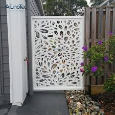 decorative aluminum panel outdoor fence