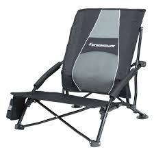 Relax in the sand with the bromley folding beach chair. Strongback Low Gravity 2 0 Beach Chair Black Grey Strongbackchair