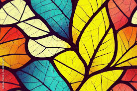 Stained Glass Seamless Texture With