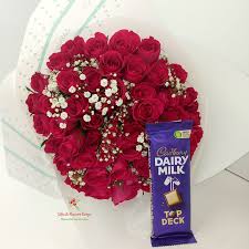 valentine bouquet cadbury choco