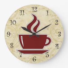 coffee kitchen wall clocks zazzle co uk