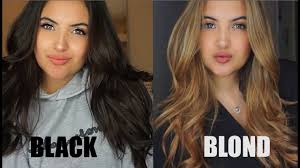 The greatest thing about this is that it can work. From Black To Blonde Hair Youtube
