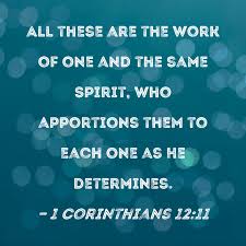 1 corinthians 12 11 all these are the
