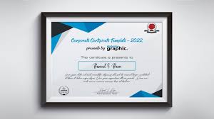 It's easy to create certificates when you use a program you're already familiar with and use daily. Modern Certificate Template Design Photoshop Tutorial Youtube
