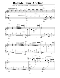 Ballade Pour Adeline by Paul de Senneville arranged Richard Clayderman for  Piano Sheet music for Piano (Solo) | Musescore.com