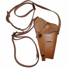 us m7 wwii leather shoulder holster for