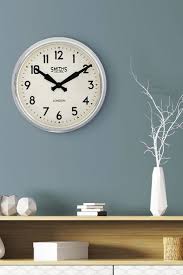Smiths Chrome Metal Cased Wall Clock