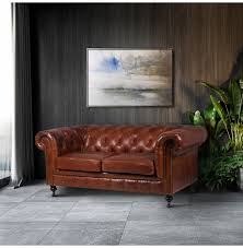 brown vine leather sofa oned