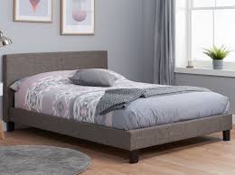berlin grey fabric bed beds happy beds
