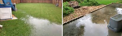 backyard drainage problems solutions