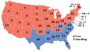1920 United States Presidential Election Wikipedia