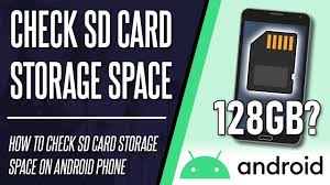how to view sd card storage e on